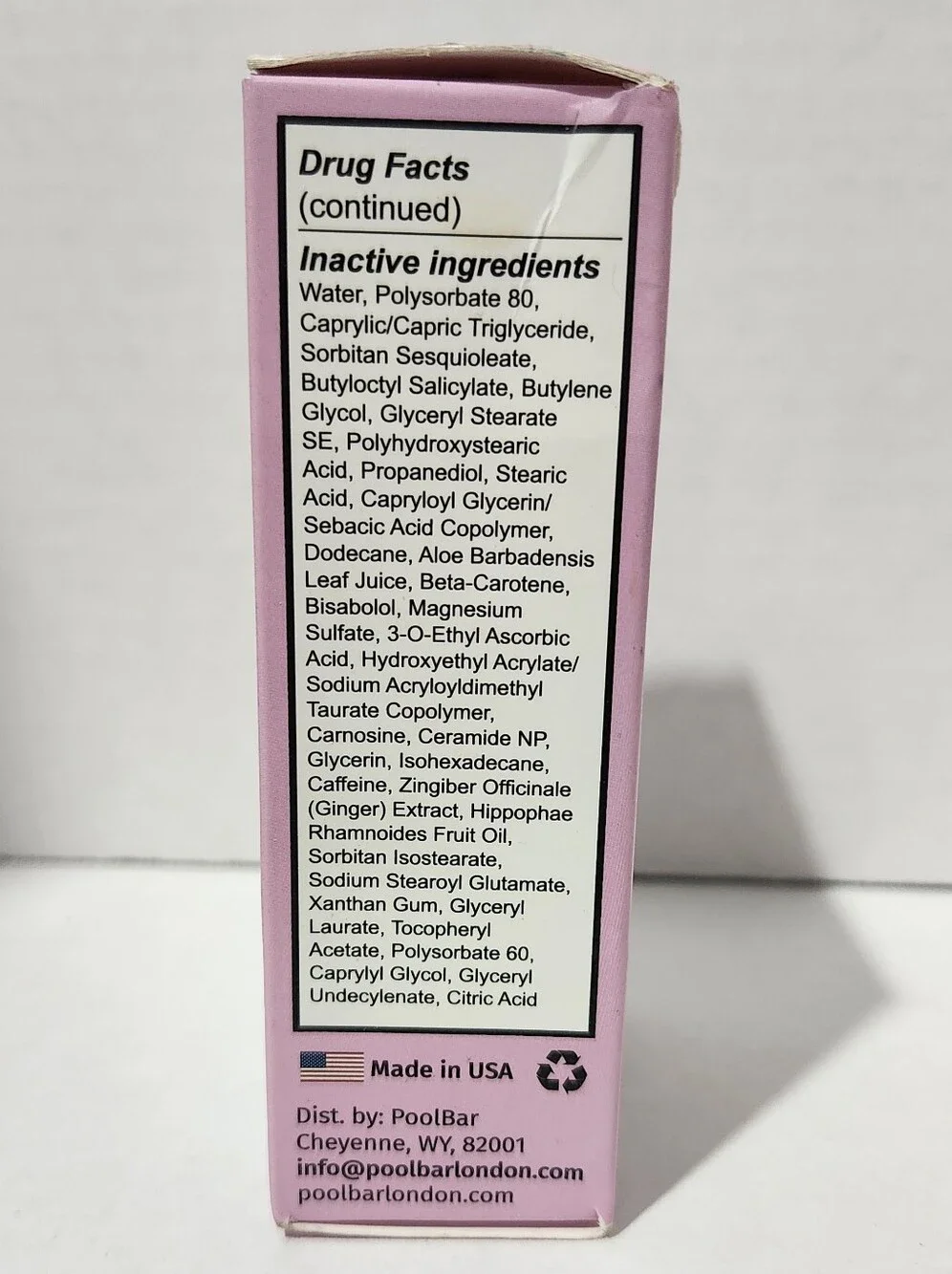 Pool Bar SPF 50 Sunscreen For Face & Body
